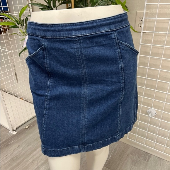 Boden Denim Mini Skirt - Size 20 - Picture 1 of 3